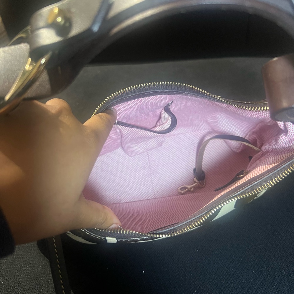 Dooney & Bourke Giraffe Print Shoulder Bag - Picture 6 of 8
